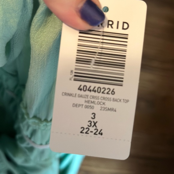 Darling babydoll top by Torrid-New with tag! - Picture 4 of 5